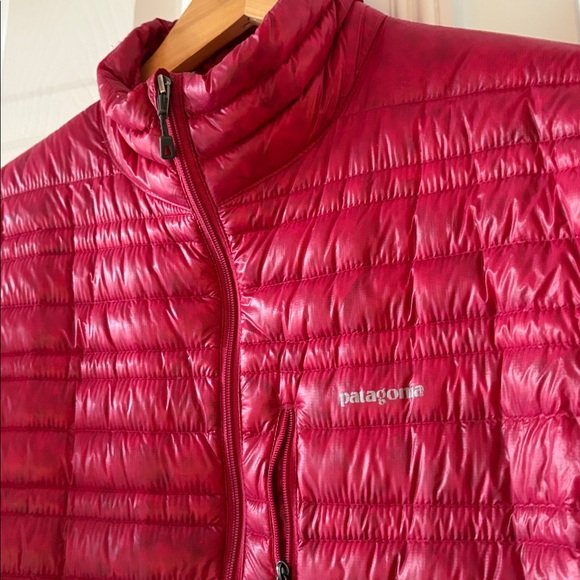 Patagonia Ultralight Down PINK Nano Air Puffer Jacket 800 Feather Women’s Large - Picture 3 of 7